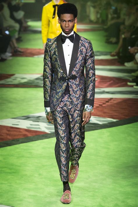 gucci fashion show model male head|Gucci outfit men's.